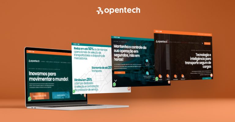 Referência em inovação logística, Opentech lança novo site