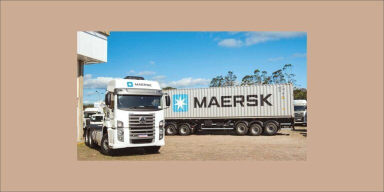 Maersk em terra firme